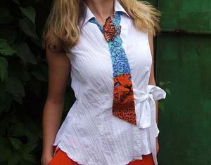 Как завязывать галстуки для девушек