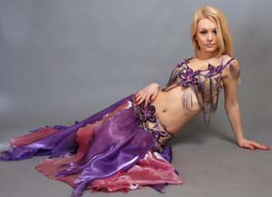 Как украсить восточный костюм