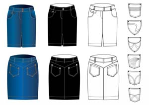 Как переделать джинсы в юбку